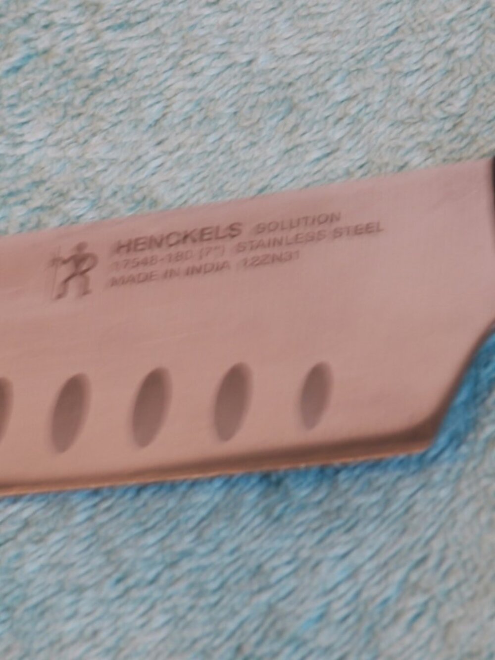 J. A. Henckels 17548-180 7" Santoku Knife Solution International Stainless VG